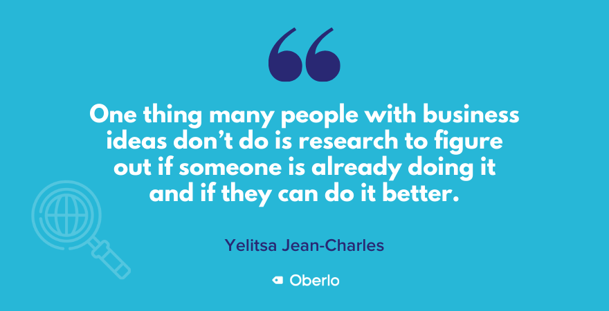 What people with business ideas don't do, according to Yelitsa