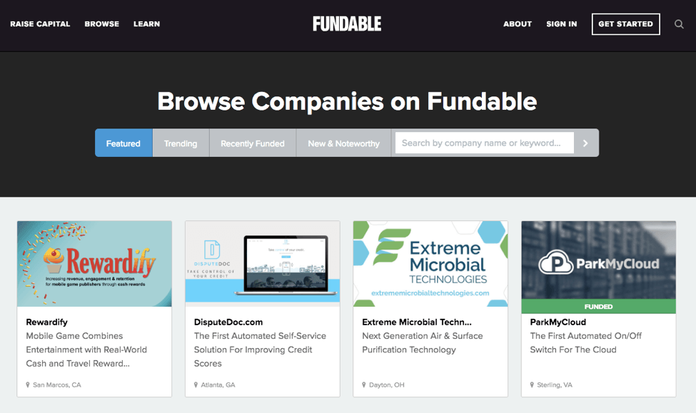 crowdfunding platforms 