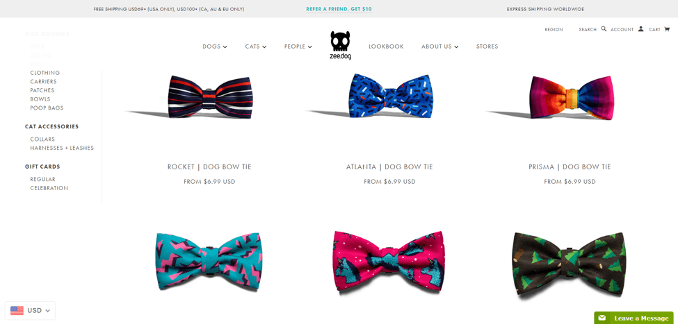 ecommerce store