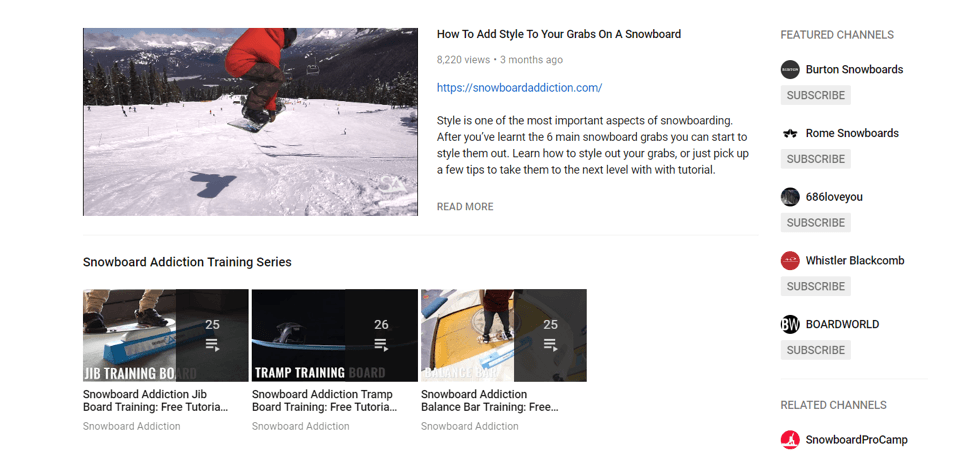 YouTube branding