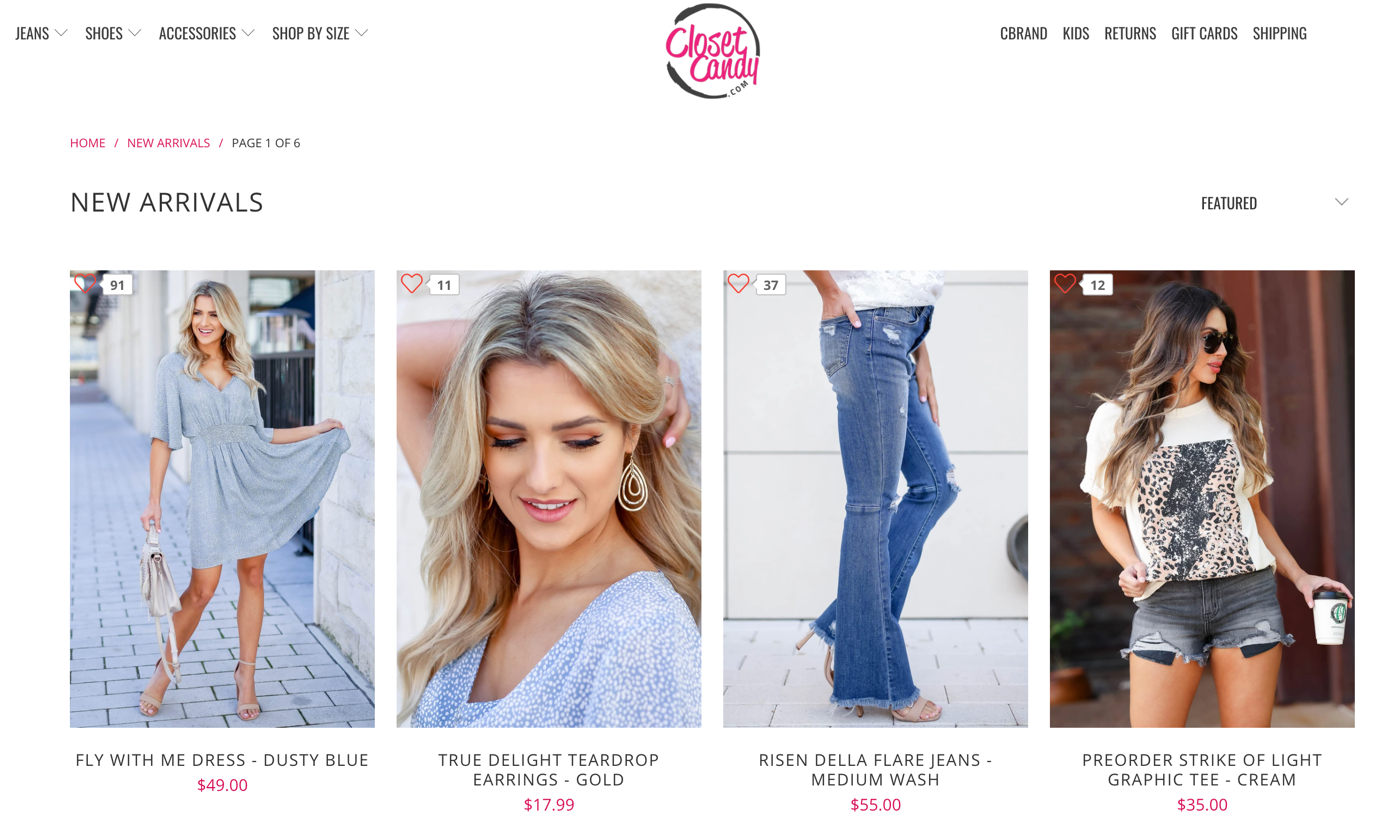 online boutique examples